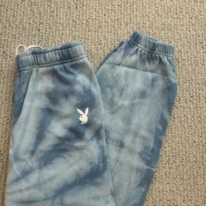 Playboy Kids Blue Tie-Dye Joggers